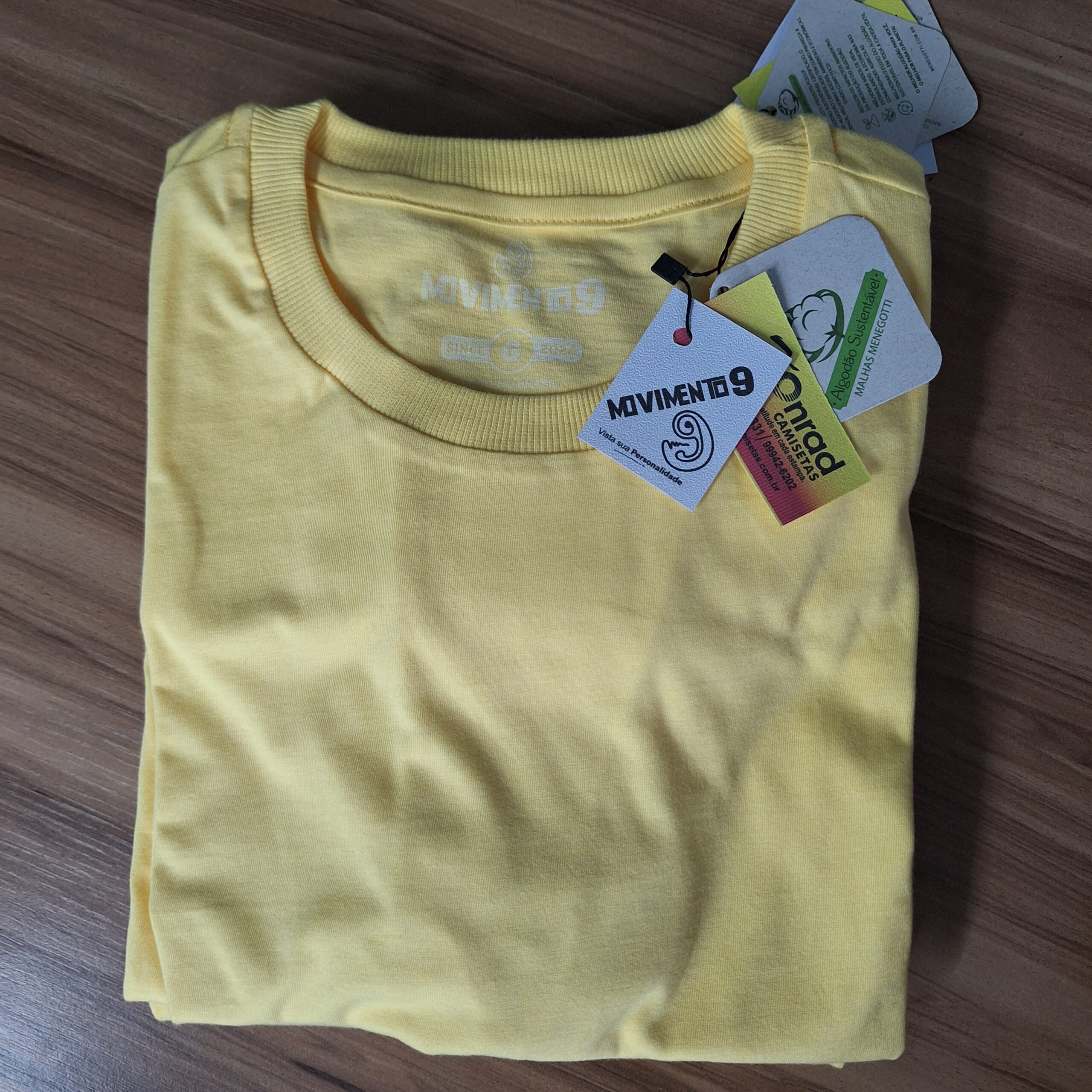 Camiseta Básica Malhas Menegotti