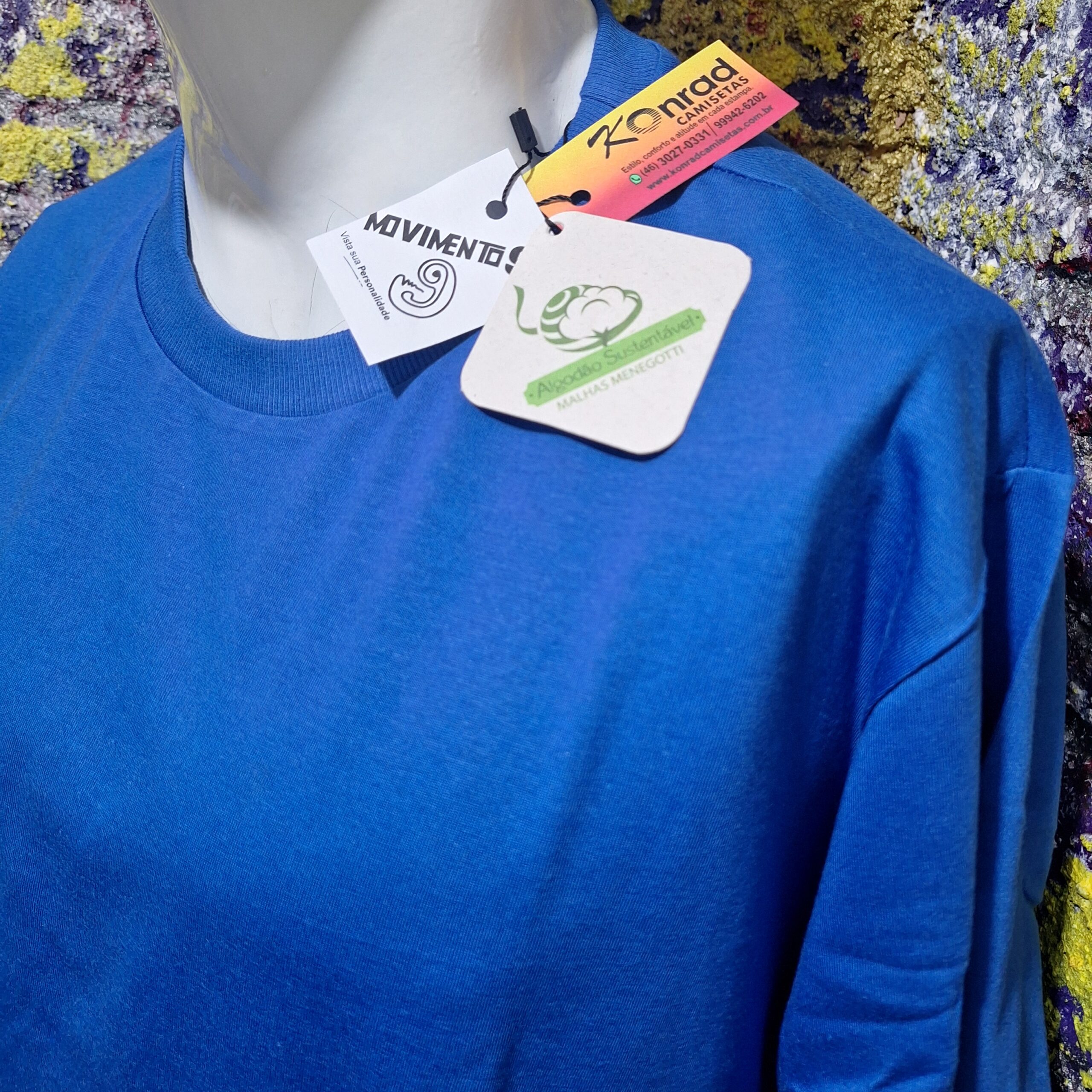 Camiseta Básica AZUL - Imagem 2