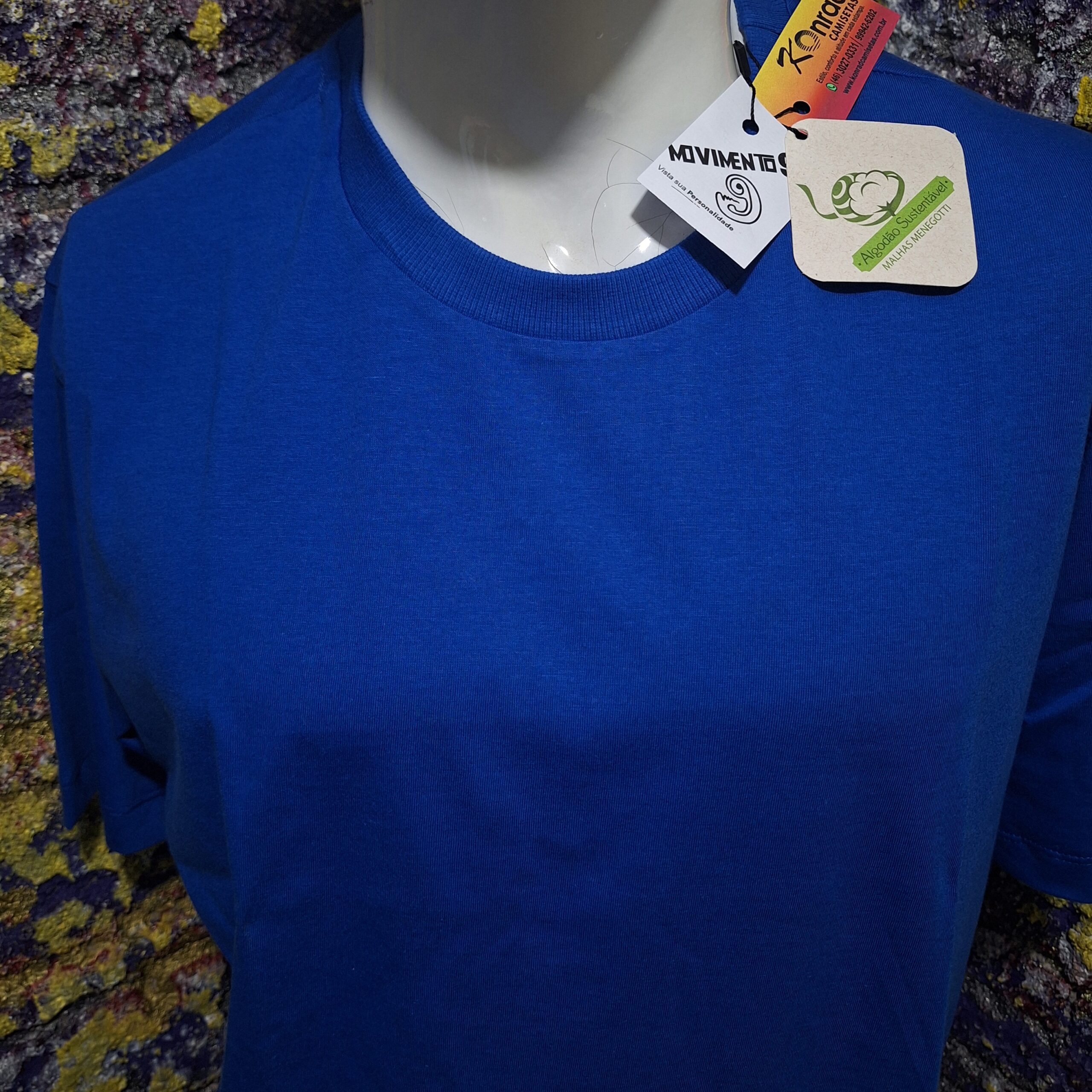 Camiseta Básica AZUL - Imagem 5