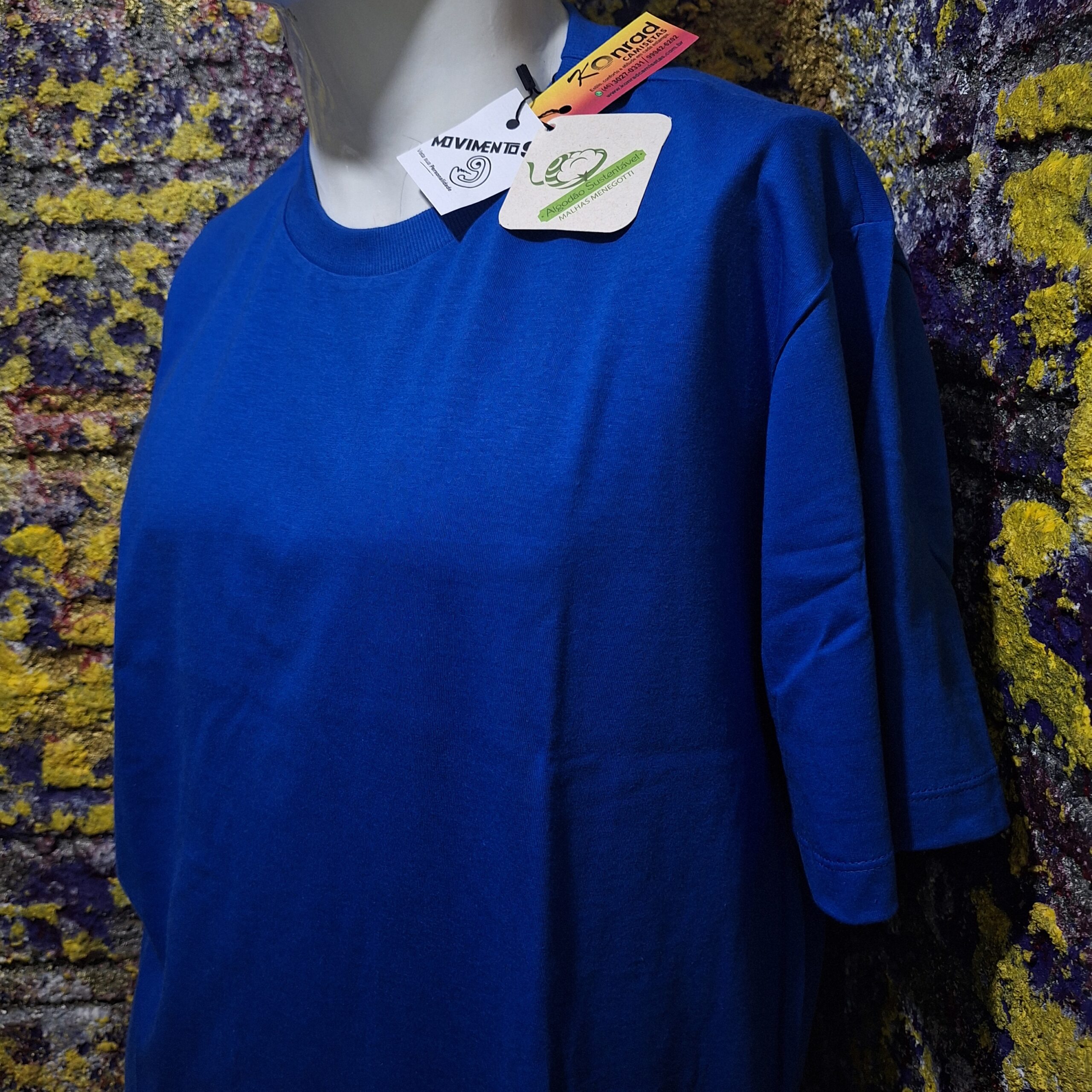 Camiseta Básica AZUL - Imagem 4
