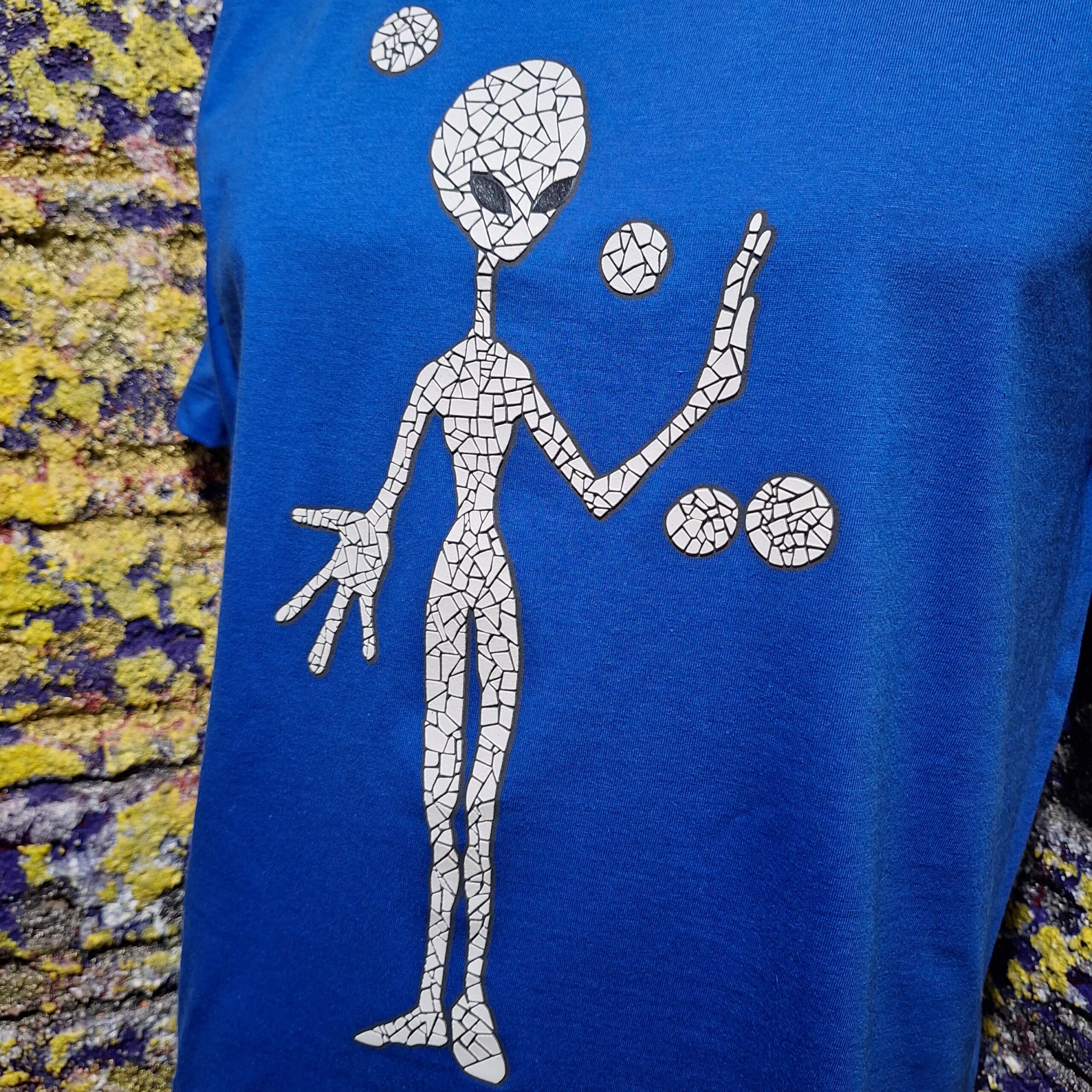 Camiseta Azul Recepcionista