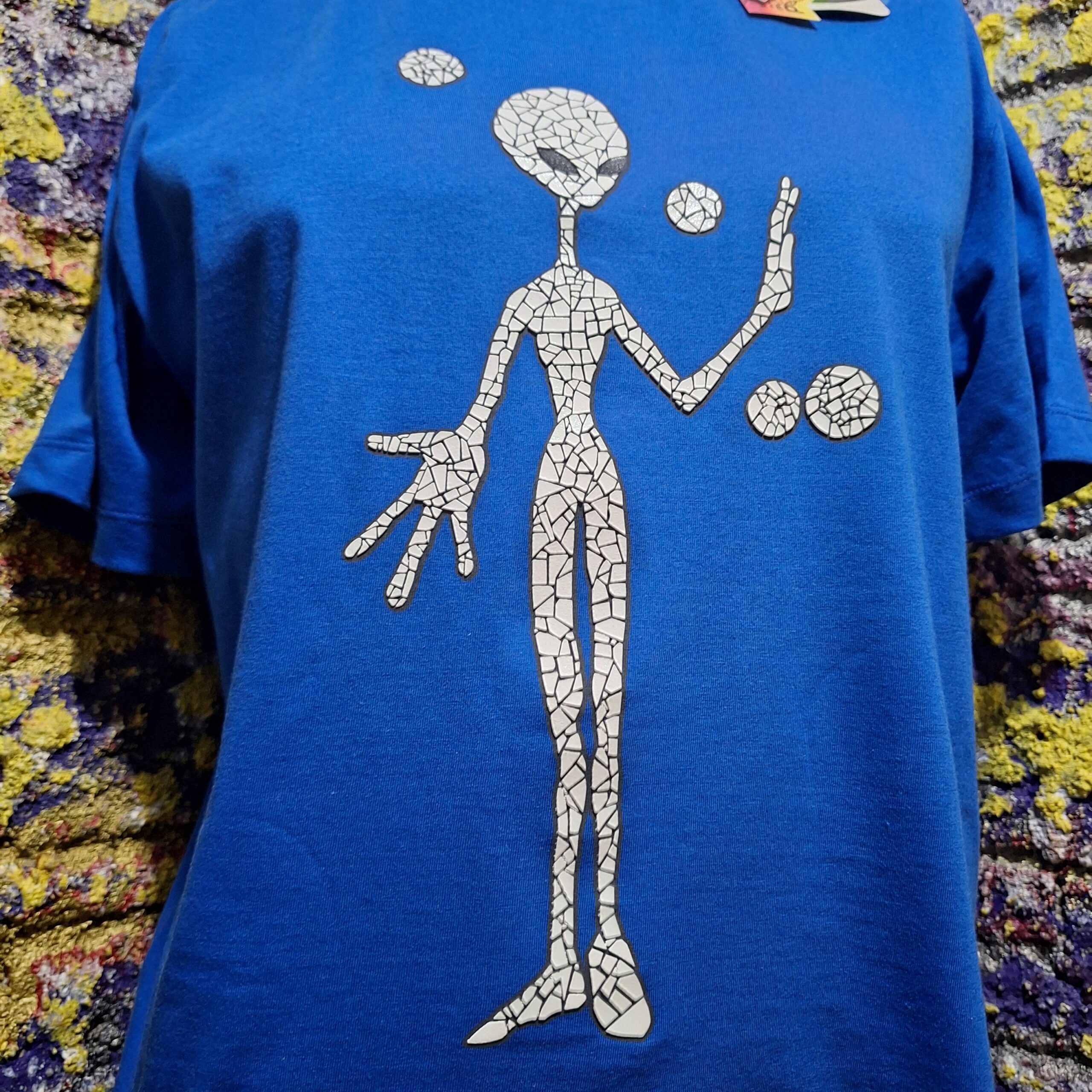 Camiseta Azul Recepcionista - Imagem 8
