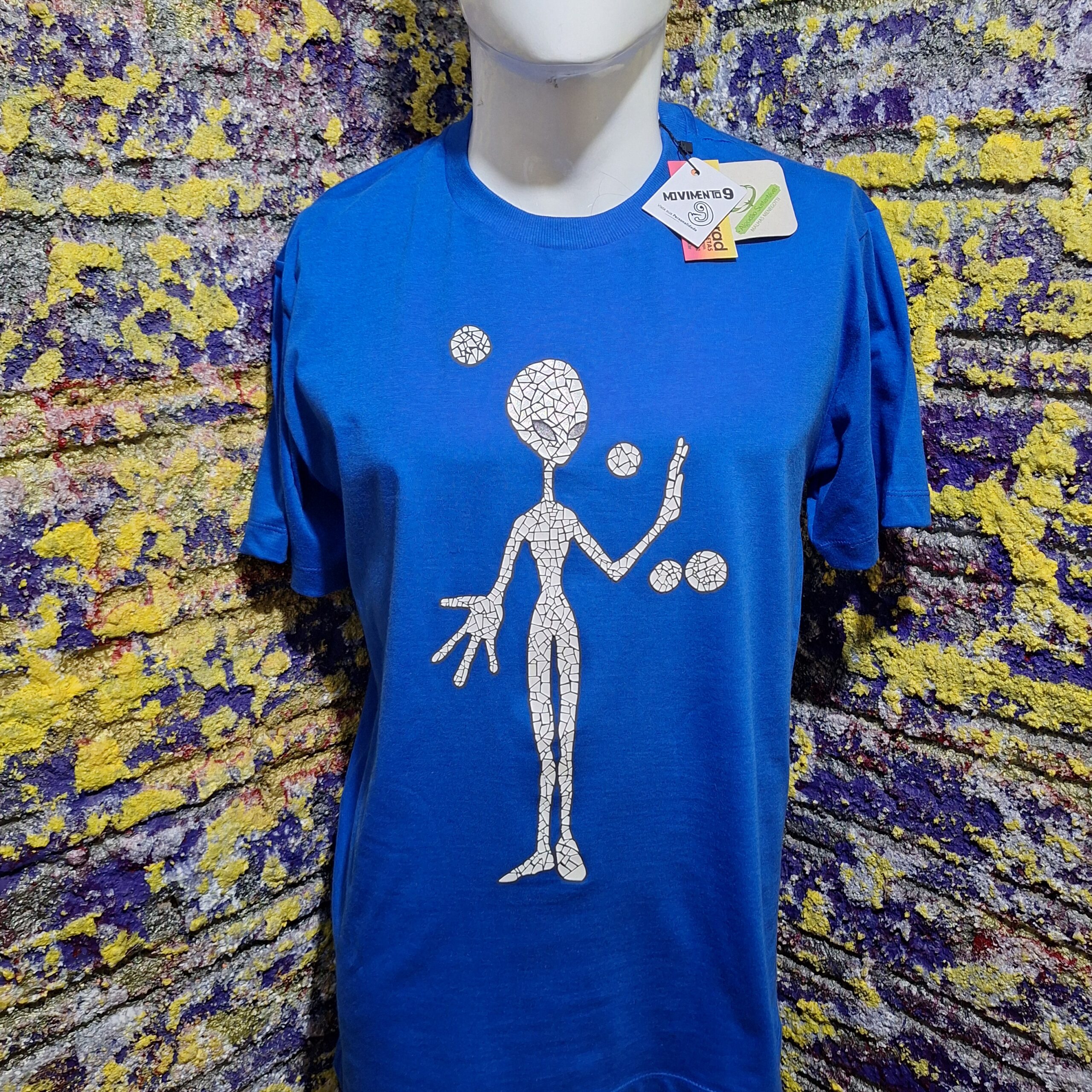 Camiseta Azul Recepcionista - Imagem 9